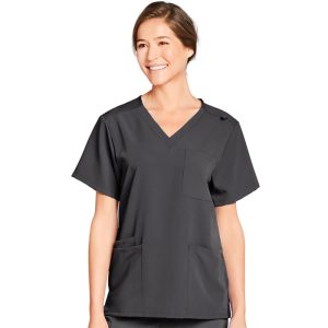 Blusa médica unisex de cuatro bolsillos