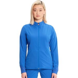 Chaqueta con cremallera frontal para mujer