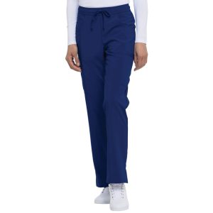 Pantalón cargo de tiro medio, pierna recta y cordón ajustable